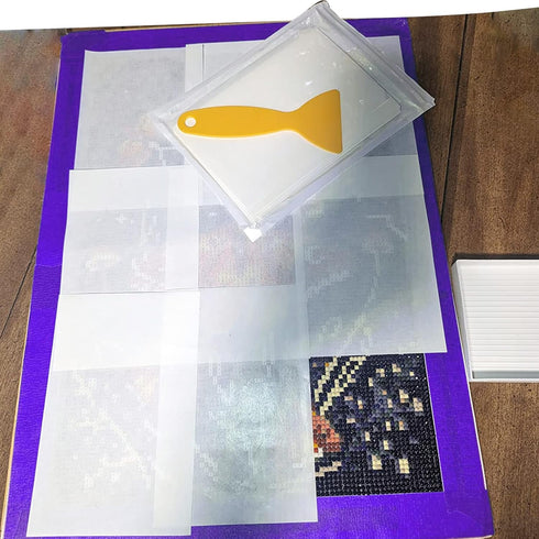 100 Pieces Diamond and Painting Release Paper, 15 X 10 CM Double-Sided,Non-Stick Cover Replacement Paper, Diamond and Painting Accessories and Too...