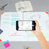 Think Board X Smart Whiteboard Film (Medium 10"x15") - Powered by Rocketbook Beacon Technology - Scannable White Board...