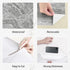 Silver/Gray Marble Contact Paper Glossy Marble Peel and Stick Countertops Wallpaper for Kitchen Backsplash Faux Marble Wall Paper Self Adhesive Vi...