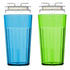 Reflo Smart Cup (Blue & Green 2-Pack) Open Training Cup, Toddler Cup, No Suction 6oz, 360 Control-Flow, USA MADE Premium High-Impact Plastic...