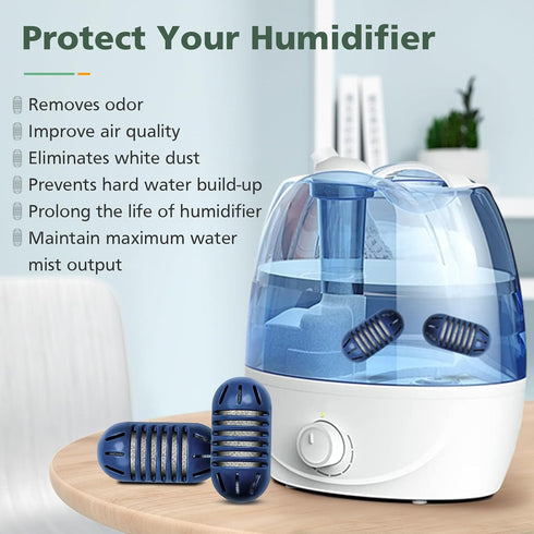 isinlive 16 Pack Demineralization Cartridge Compatible with HoMedics Ultrasonic Humidifiers, Filters Mineral Deposits, Prevents Hard Water Build-Up, Purifies Water, Eliminates White Dust and Odor
