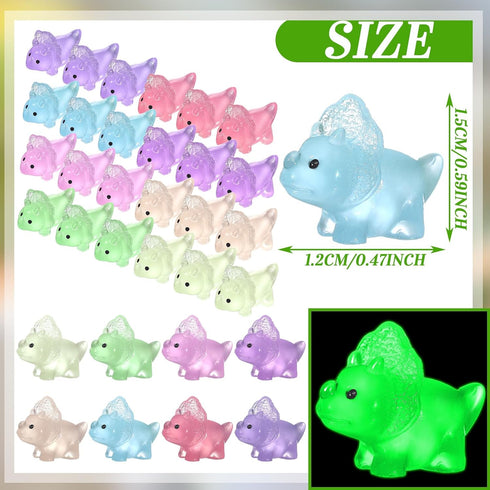 Liliful Mini Resin Dinosaur Figures Small Dinosaur Tiny Dinosaur for Mini Garden Micro Landscape Aquarium Home Decoration Dinosaur Outdoor Party F...