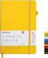 Deziliao Lined Journal Notebooks with Pen Loop, Hardcover Notebook Journal for Work, 100Gsm Premium Thick Paper with Inner Pocket, Medium 5.7''''x...