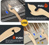 Wooden Oven Rack Puller 2 Pack Oven Long Handle Push Pull Tool Oven Accessories for Toaster Oven Air Fryer, Prevent Scalding...