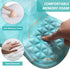 Ergonomic Mouse Pad Wrist Support with Massage Bulge Design, Pain Relief Mousepad Wrist Rest with Memory Foam & Non-Slip Base, Large Computer Mous...