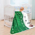 Baby Monthly Milestone Blanket Boy - Newborn Month Blanket Unisex Neutral Personalized Shower Gift Football Sports Nursery Decor Photography Backg...