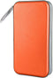 CD Case Holder, 80 Capacity CD/DVD Case Holders Wallet Hard Plastic CD DVD Disc Cases Storage Binder for Car Home Office Travel (Orange)...