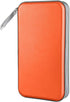 CD Case Holder, 80 Capacity CD/DVD Case Holders Wallet Hard Plastic CD DVD Disc Cases Storage Binder for Car Home Office Travel (Orange)...