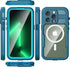 for iPhone 14 Pro Case Waterproof, Built-in Screen Protector Full-Body Rugged Sealed Cover Shockproof Dustproof Waterproof Case for iPhone 14 Pro ...