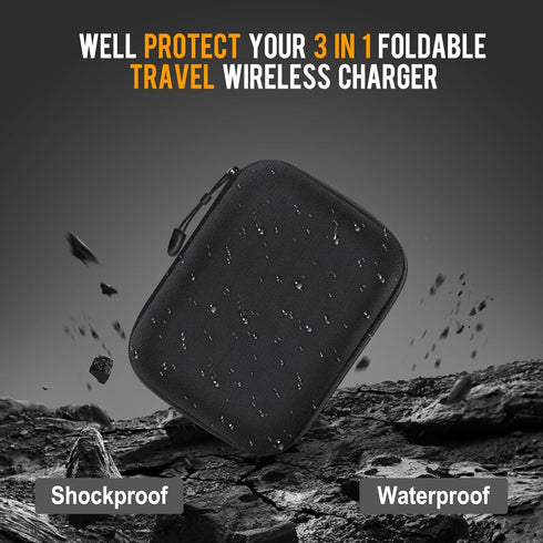 Travel Case for UCOMX for Nano/for Iseyyox/for LISEN/for RTOPS 3 in 1 Wireless Charger, Foldable Charging Station Storage Holder Bag......