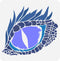 FINGERINSPIRE Dragon Eye Painting Stencil 11.8x11.8inch Reusable Eye of The Dragon Pattern Drawing Template DIY Craft Dinosaurs Eyes Decoration St...