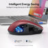 TECKNET Wireless Mouse (2.4G & BT5.0/3.0) Silent Mouse 4800 DPI Computer Mouse 6 Buttons Bluetooth Mouse, USB A Mouse Wide Compatibility - Red...