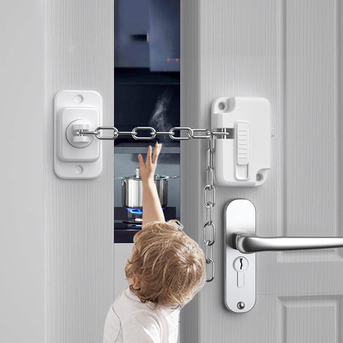 Cabinet Locks for Babies (2 Pack), Heavy Refrigerator Lock, for Fridge, Cabinets, Drawers, Dishwasher, Toilet, Window and Child Locks for Cabinets...