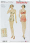 Simplicity 1930's Fashion Women's Vintage Bra and Panties Sewing Patterns, Sizes 4-12...