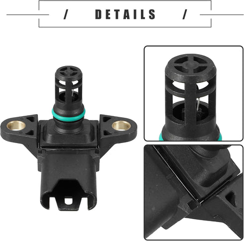Motoforti Engine Oil Pressure Sensor, for BMW X6 2008-2009, Plastic, No.13627560063/13627585492, Black...