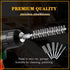 12 Pieces Bore Brush for Drill Wire Bore Brush Set Wire Cleaning Brush Set Stainless Steel Cleaning Brush for Power Drill Impact Driver (Stainless...