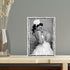 Lawrence 710146 Silver Metal Bamboo 4x6 Picture Frame...