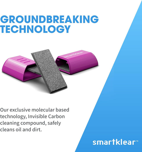 SmartKlear Smart Phone Screen Cleaner - for iPhones, Androids, and More - Cleaner with Carbon Microfiber Tech - Injected Purple - 1 Count...