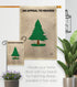 Breeze Decor Pine Tree Garden Americana US Historic July Memorial Veteran Independence United State American House Decoration Banner Small Yard Gi...