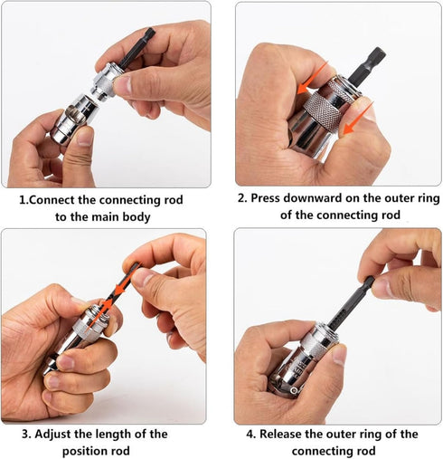 Wire Stripper for Drill, Drill Wire Stripping Tool Attachment, Wire Stripping and Twisting Tool, Electric Drill Wire Stripper and Twister, Quick E...