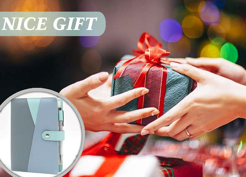 Budget Binder with Zipper Envelopes, Ginmlyda Cash Envelopes for Budgeting Money Saving Binder with Budget Sheets, Zipper PVC Pockets, Cash Envelo...