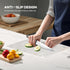13.8 x 9.8in Acrylic Cutting Board, 3mm Transparent Anti-Slip Clear Cutting Boards for Kitchen Counter, Thickened 3mm Counter Cutting Boards for K...