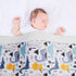 Baby Blanket for Boys Girls Soft Minky with Double Layer Dotted Backing, Color Dinosaurs Printed 30 x 40 Inch Receiving Blanket...