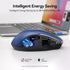 TECKNET Wireless Mouse (2.4G & BT5.0/3.0) Silent Mouse 4800 DPI Computer Mouse 6 Buttons Bluetooth Mouse, USB A Mouse Wide Compatibility - Blue...