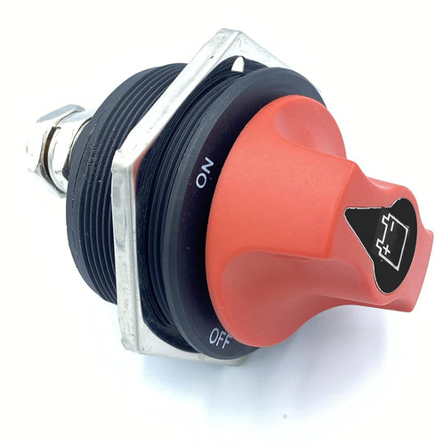 IRYNA Boat Battery Disconnect Switch,Battery Master Power Cut Off Switch,MAX 12V-32V DC 300A Cont 450A INT(ON-Off) Waterproof Battery Isolator Kil...