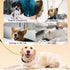 Pet Grooming Loops Dog Grooming Supplies, Pet Belly Loop Restraint No Sit Haunch Holder for Pet Dog Grooming Arm and Table, Stainless Steel Sturdy...