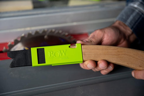 BOW Products PushPRO PP1 - Push Stick for Table Saws - EVA Tipped Push Block That Reduces Vibrations and Improves Material Grip - Woodworking Tool...