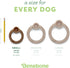 Benebone Ring Durable Dog Chew Toy for Aggressive Chewers, Real Bacon, Made in USA, Small...