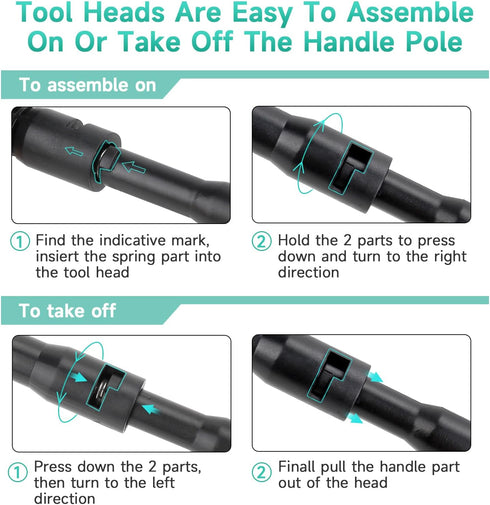 hygger Small Aquarium Cleaning Tools, 4 in 1 Fish Tank Cleaner Kit with Handle,Fish Net,Algae Scraper,Clean Brush,Flat Sponge...