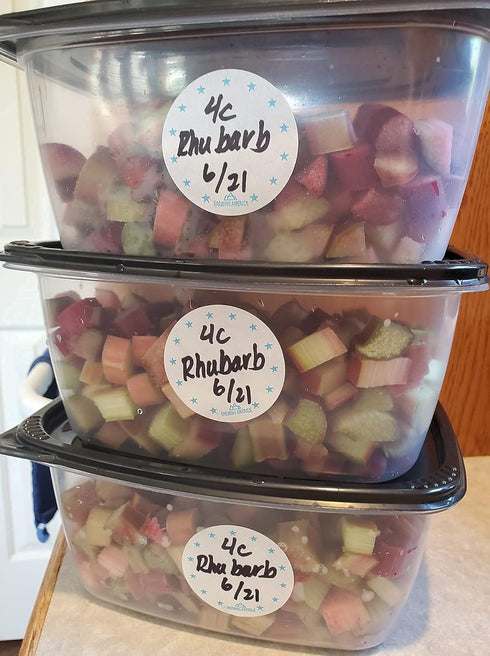 Dissolvable Food Labels for Canning, Pantry, Food Containers, and Mason Jar Food Prep Storage and Organization - Made in USA - Completely Washes A...
