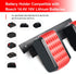 2Pack Battery Holder for Bosch 18V 14.4V Battery Wall Mount Dock Stainless Black Battery Tool Holder for Tool Organization and Storage...