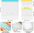 SPLF 12 Pack Reusable Gallon Freezer Bags Dishwasher Microwave Safe, 1 Gallon BPA Free Leakproof Food Storage Bags, Silicone Free Containers for M...