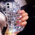 Bonitec Compatible with iPhone 12 mini Case 3D Glitter Sparkle Bling Case Luxury Shiny Crystal Rhinestone Diamond Bumper Clear Gems Cute Protectiv...