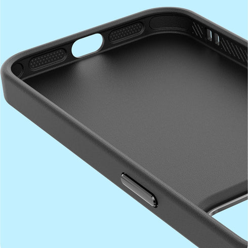 TENOC Phone Case Compatible with iPhone 13 & iPhone 14, Black Case Anti-Fingerprint Protective Bumper Matte Cover for 6.1 Inch...