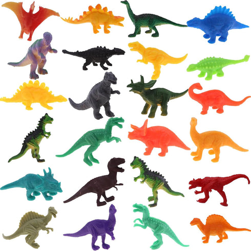 AISYAH Dinosaur Toys for Kids 3-5, Mini Dinosaurs Figures, Plastic Toys Cupcake fillers, Party Decorations, Birthday Cake Supplies, Bulk Toys Set ...