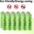 NiMH 1.2V 600mAh Rechargeable AA Batteries, Double A Rechargeable Batteries for Solar Lights Replacement, Mouse, Keyboard, Remotes, Flashlight,Ele...