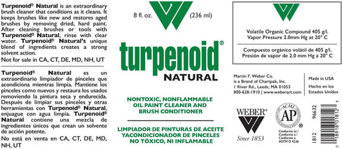 Weber Turpenoid Natural, 236ml Bottle, 1 Each (1812)...