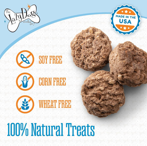The Lazy Dog Cookie Co. Soft Dog Treats, Mutt Mallows My Little Pumpkin, for Small, Medium and Large Dogs, Wheat-Free, Baked in The USA, 5 oz. (Pa...