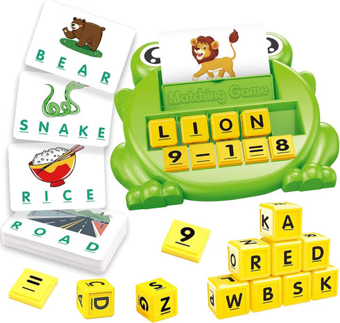 Learning Toys for Kids Birthday Gift, Matching Letter Game and Math Games, Preschool Educational Toys for Ages 3-8, Birthday Party Halloween Xmas ...