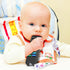 TV Remote Control Shape Baby Teething Toys and Phone Shape Teether Toys for Babies 6-12 Months, Soft Flexible Silicone Chew Toys for Baby - Black...