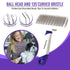 Self-Cleaning Gentle Slicker Brush, Sensitive Skin Gentle Dog Brush, for Big Dog and Large Breed, to Remove Loose Hair, Mats, Dirt - Pain Free Gro...