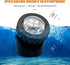 Solar Spot Lights Outdoor, LED Waterproof Pond Light Solar Spotlight Underwater Light Security Lighting Dark Sensing Auto On/Off Adjustable Lighti...