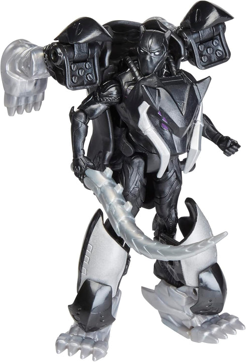 Marvel Mech Strike Mechasaurs, 4-Inch Black Panther with Sabre Claw Action Figures, Super Hero Toys for Kids Ages 4 and Up...