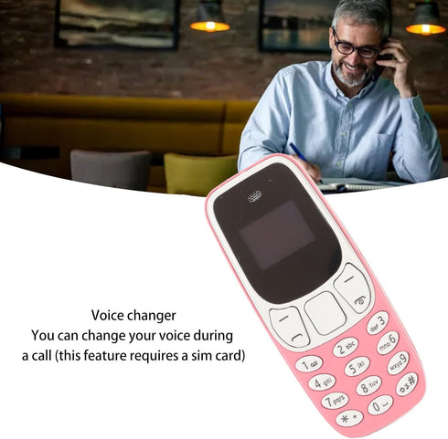 Unlocked Smallest Mobile Phone, BM10 Tiny Mini Mobile with Voice Changer Hands Bluetooth Dialer Phone for Students, Support Dual SIM Card ()...