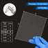 Annhua Dental Lab Splint Hard Dental Splint Material, 10Pcs 2.0MM Dental Thermoforming Sheets with no Bubbles, Square Thermoforming Material for V...