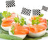 Pangda 100 Pack Checkered Racing Flag Toothpicks Cupcake Picks Toothpick Flag Dinner Race Car Cake Toppers Decorations Party Supplies...